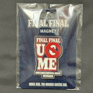 John Cena Final Match - Last Time Is Now Magnet - 12/13/25 WWE - Washington DC